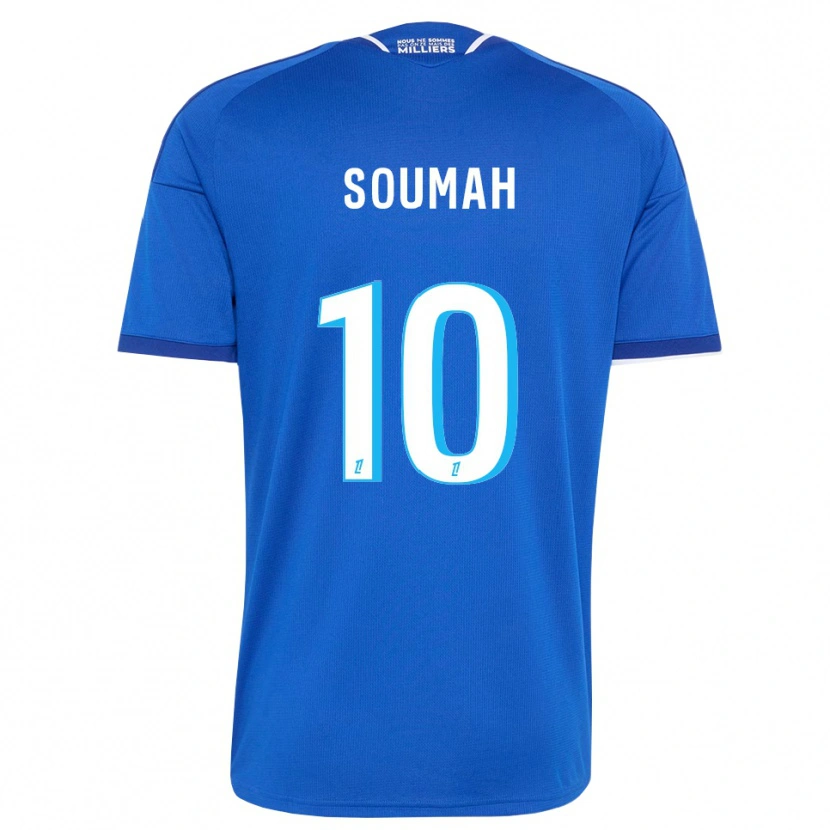 Danxen Criança Camisola Mohamed Soumah #10 Azul Real Branco Principal 2026/27 Camisa