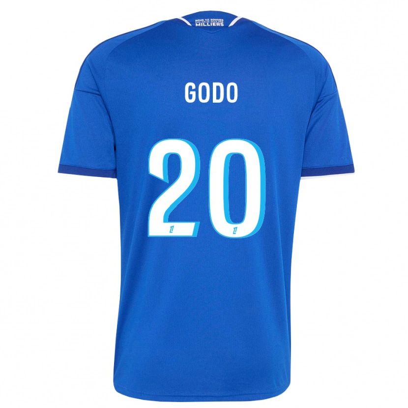 Danxen Criança Camisola Martial Godo #20 Azul Real Branco Principal 2026/27 Camisa