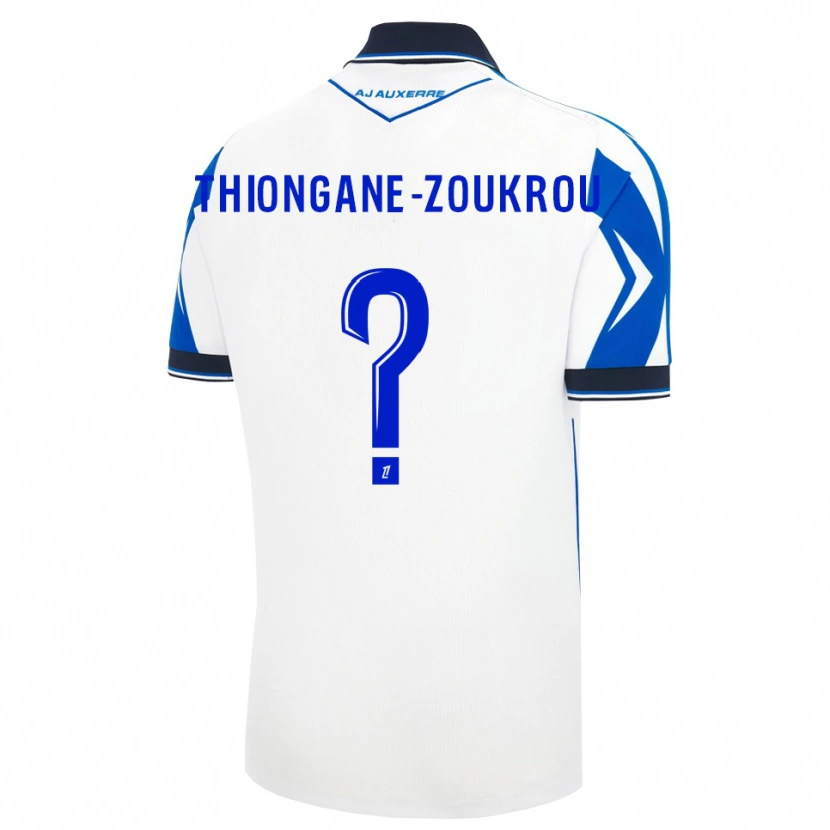 Danxen Criança Camisola Ackah-Tidiane Zoukrou #0 Preto Branco Azul Principal 2026/27 Camisa
