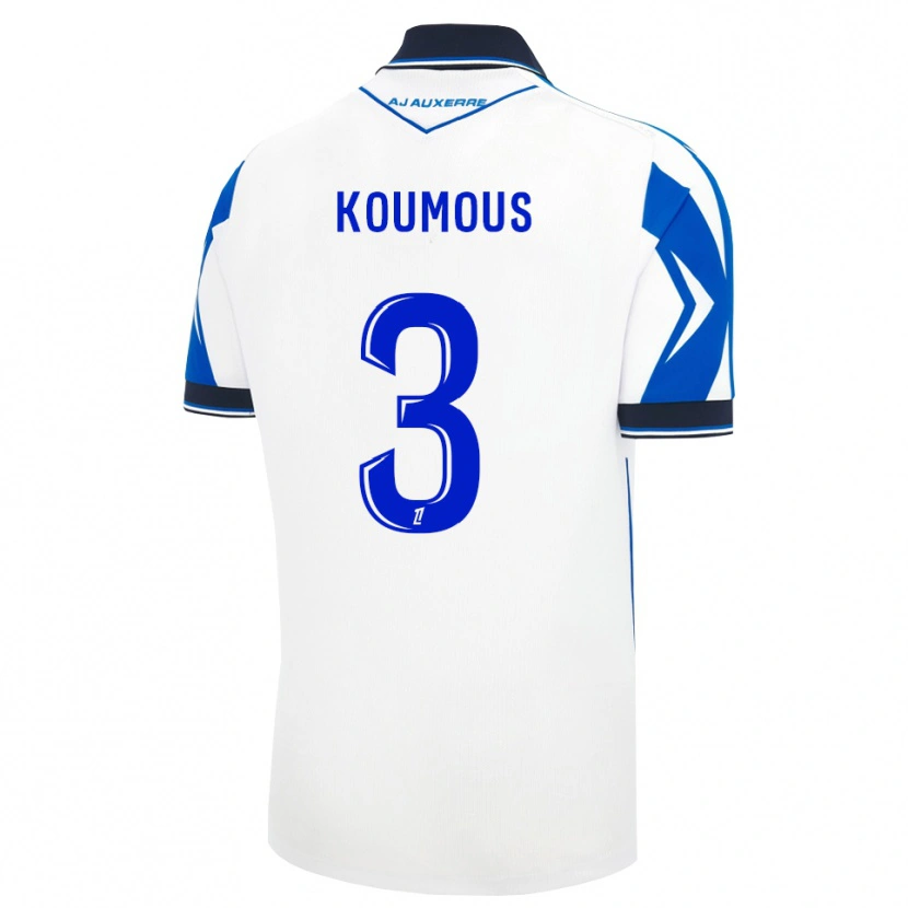 Danxen Criança Camisola Ken Koumous #3 Preto Branco Azul Principal 2026/27 Camisa