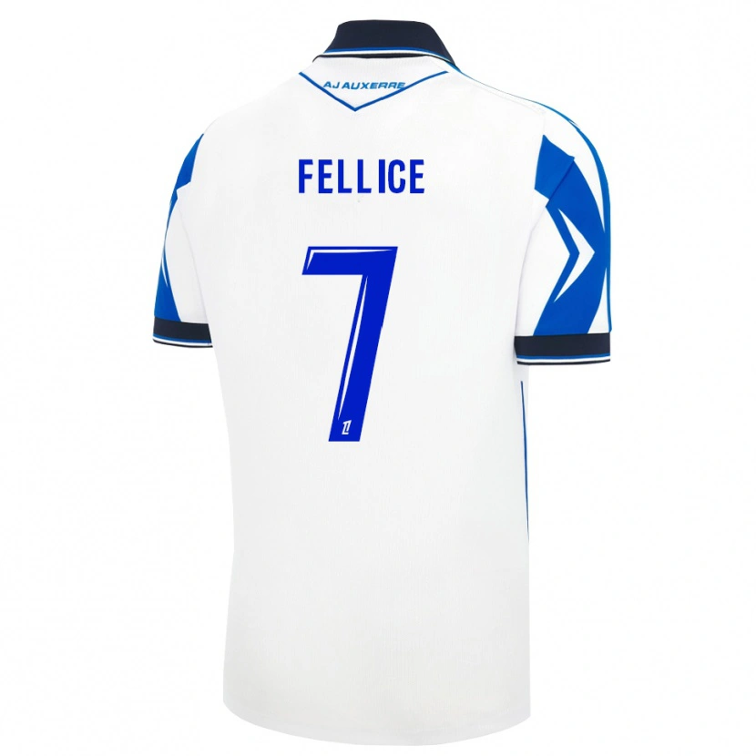 Danxen Criança Camisola Abdel-Malik Fellice #7 Preto Branco Azul Principal 2026/27 Camisa