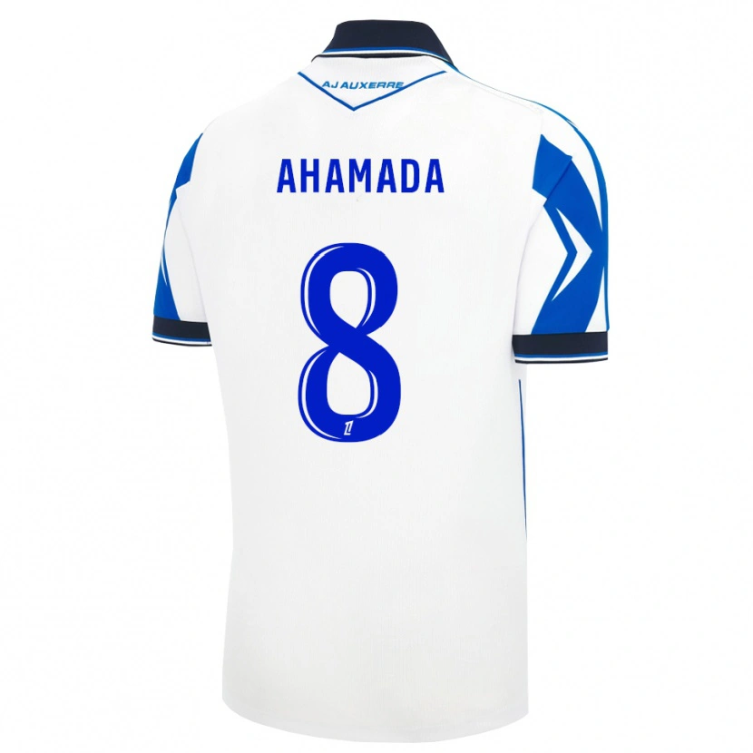 Danxen Criança Camisola Naouirou Ahamada #8 Preto Branco Azul Principal 2026/27 Camisa