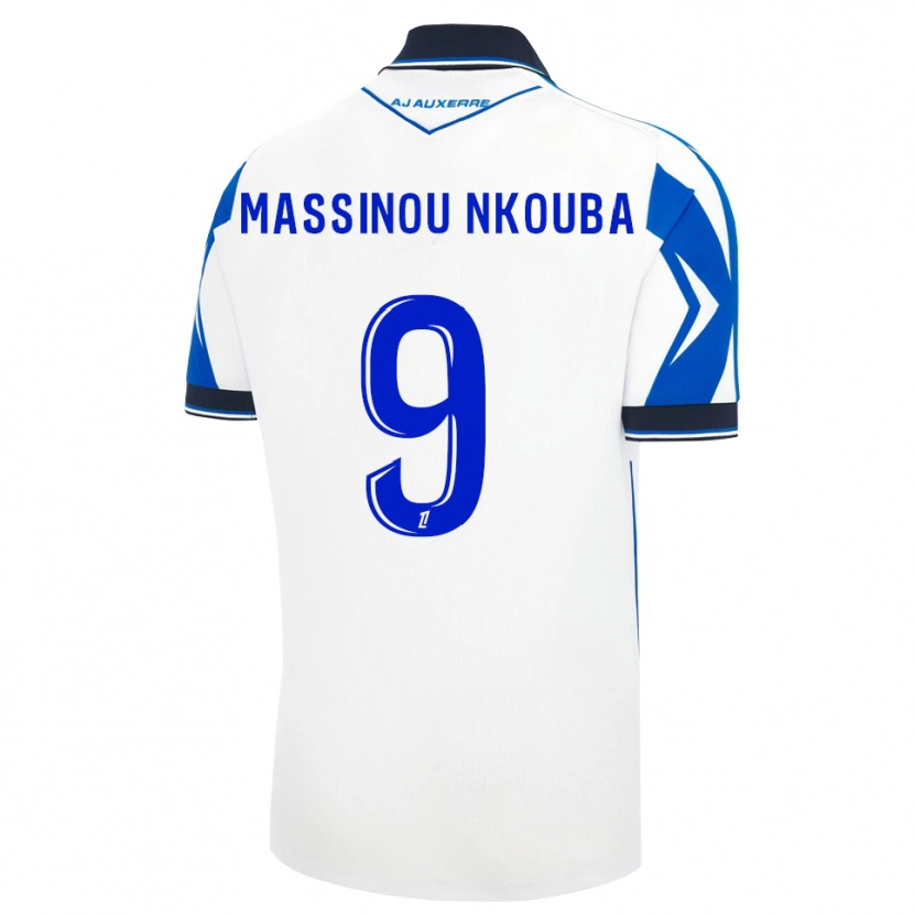 Danxen Criança Camisola Pierre Massinou Nkouba #9 Preto Branco Azul Principal 2026/27 Camisa