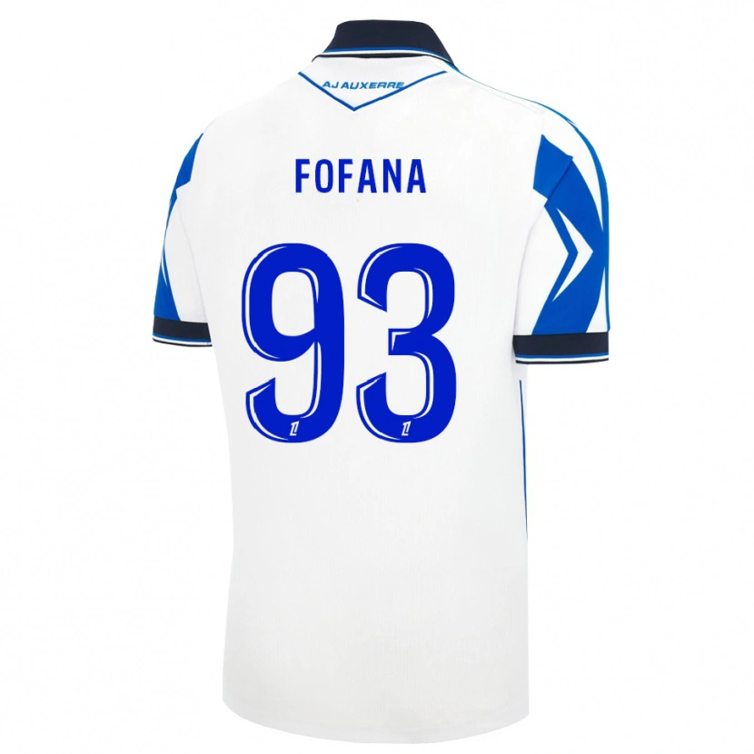 Danxen Criança Camisola Sékou Fofana #93 Preto Branco Azul Principal 2026/27 Camisa