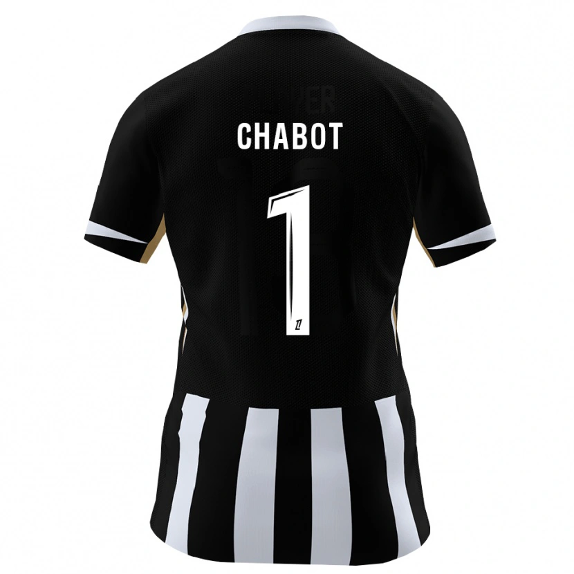 Danxen Criança Camisola Max-Edgar Chabot #1 Preto Azul Principal 2026/27 Camisa