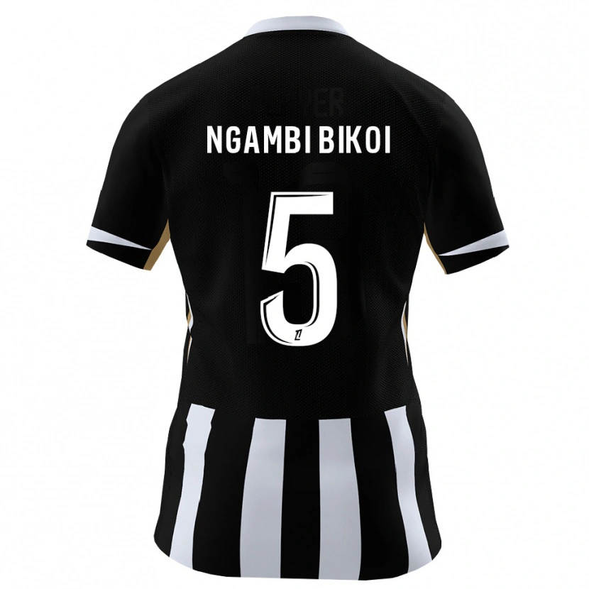 Danxen Criança Camisola Christian Ngambi Bikoi #5 Preto Azul Principal 2026/27 Camisa