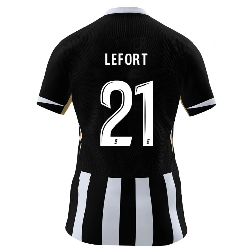 Danxen Criança Camisola Jordan Lefort #21 Preto Azul Principal 2026/27 Camisa
