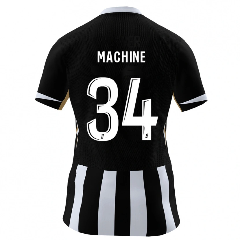 Danxen Criança Camisola Lanroy Machine #34 Preto Azul Principal 2026/27 Camisa