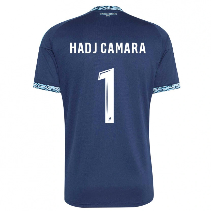 Danxen Criança Camisola El Hadj Camara #1 Azul Aço Branco Principal 2026/27 Camisa