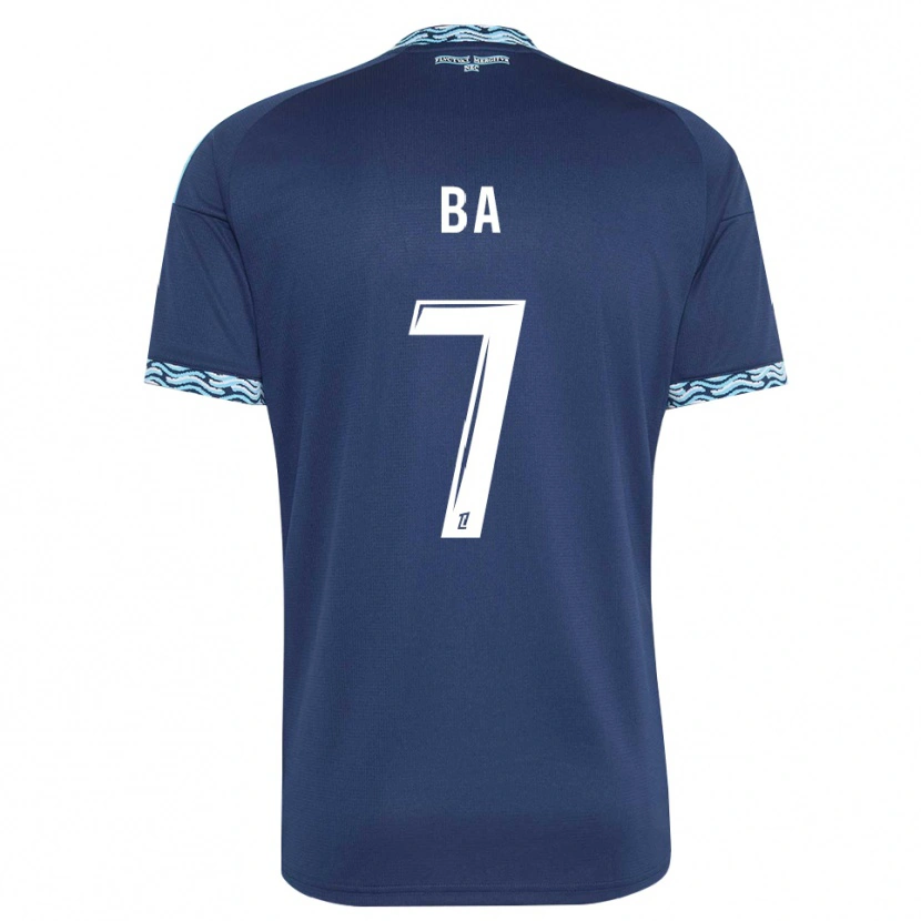 Danxen Criança Camisola Mohamed Ba #7 Azul Aço Branco Principal 2026/27 Camisa