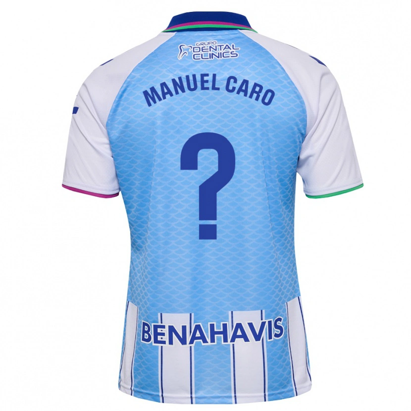 Danxen Criança Camisola José Manuel Caro #0 Azul Céu Profundo Branco Principal 2026/27 Camisa