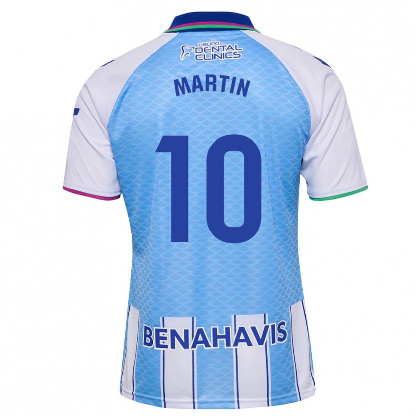 Danxen Criança Camisola Jesús Martín #10 Azul Céu Profundo Branco Principal 2026/27 Camisa