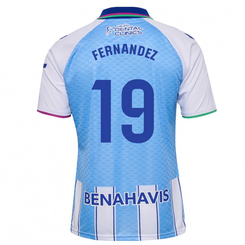 Danxen Criança Camisola Raúl Fernández #19 Azul Céu Profundo Branco Principal 2026/27 Camisa