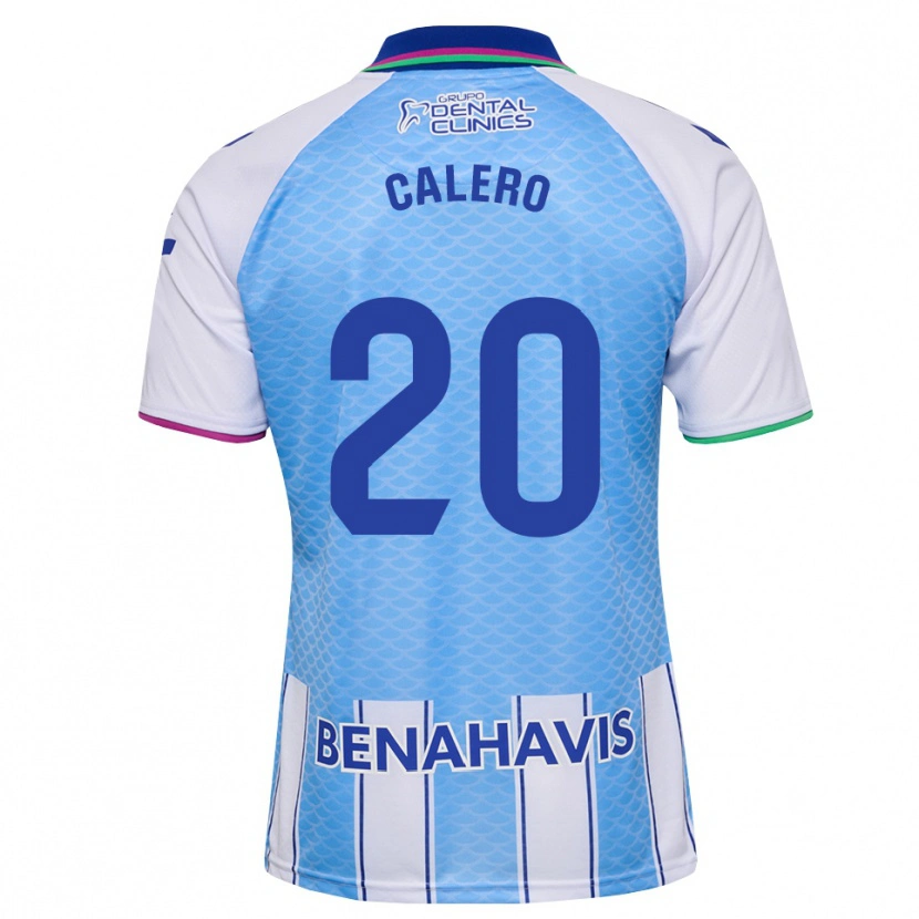 Danxen Criança Camisola Fernando Calero #20 Azul Céu Profundo Branco Principal 2026/27 Camisa