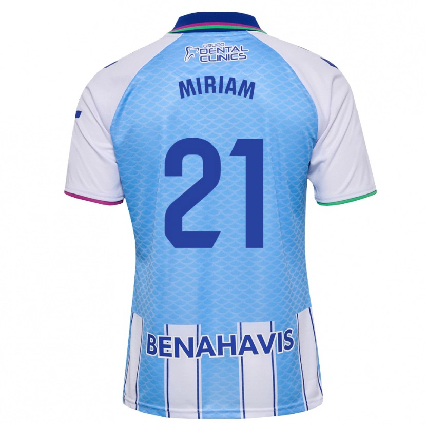 Danxen Criança Camisola Miriam #21 Azul Céu Profundo Branco Principal 2026/27 Camisa