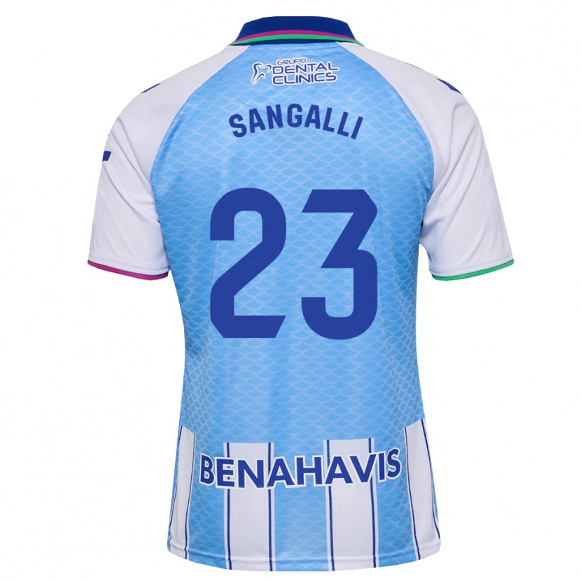 Danxen Criança Camisola Luca Sangalli #23 Azul Céu Profundo Branco Principal 2026/27 Camisa