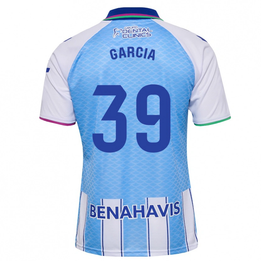 Danxen Criança Camisola Claudia García #39 Azul Céu Profundo Branco Principal 2026/27 Camisa