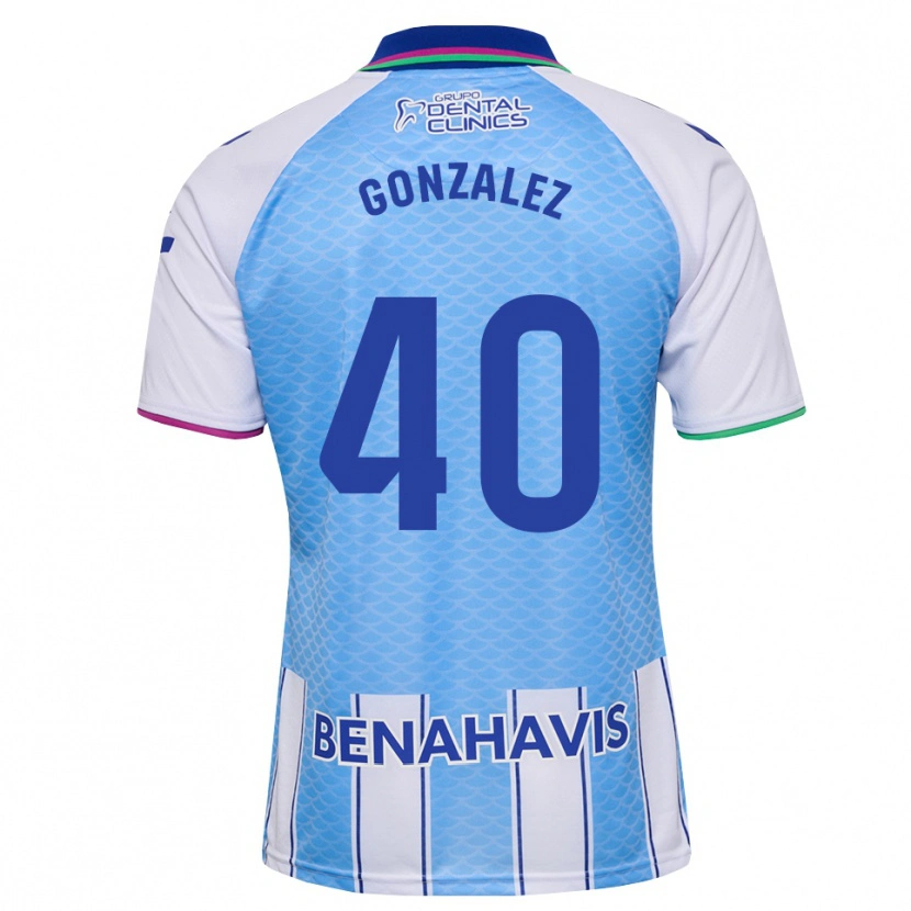 Danxen Criança Camisola Carol González #40 Azul Céu Profundo Branco Principal 2026/27 Camisa