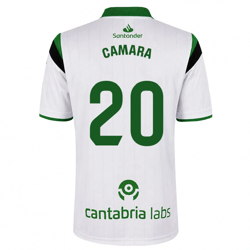 Danxen Criança Camisola Suleiman Camara #20 Branco Verde Preto Principal 2026/27 Camisa