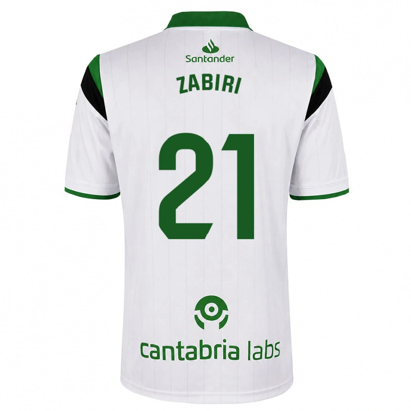 Danxen Criança Camisola Yassir Zabiri #21 Branco Verde Preto Principal 2026/27 Camisa