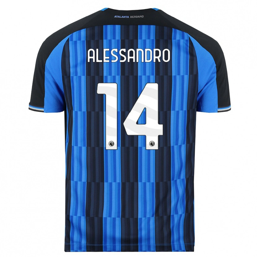 Danxen Criança Camisola Alessandro Rinaldi #14 Azul Preto Vermelho Principal 2026/27 Camisa