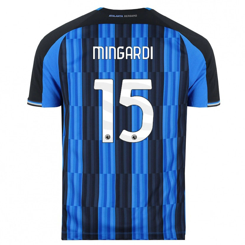 Danxen Criança Camisola Davide Mingardi #15 Azul Preto Vermelho Principal 2026/27 Camisa