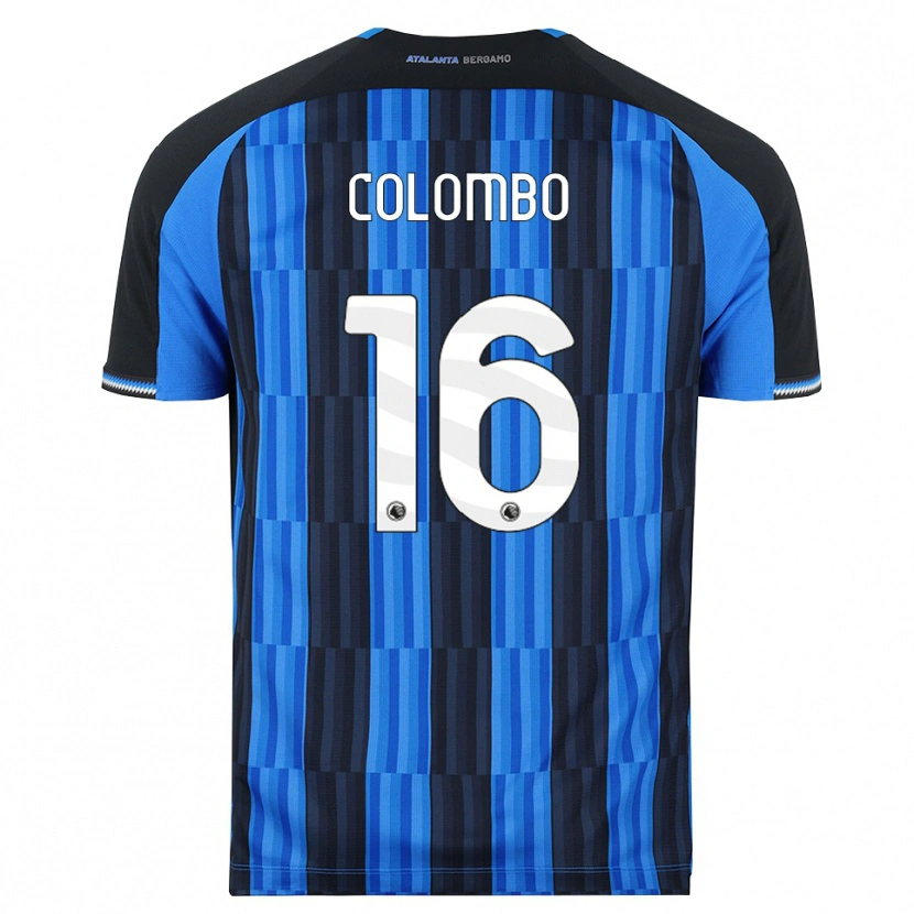 Danxen Criança Camisola William Colombo #16 Azul Preto Vermelho Principal 2026/27 Camisa