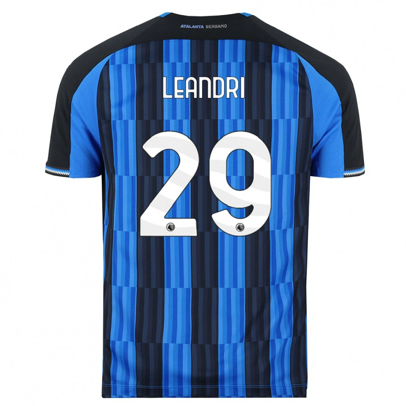 Danxen Criança Camisola Marco Leandri #29 Azul Preto Vermelho Principal 2026/27 Camisa