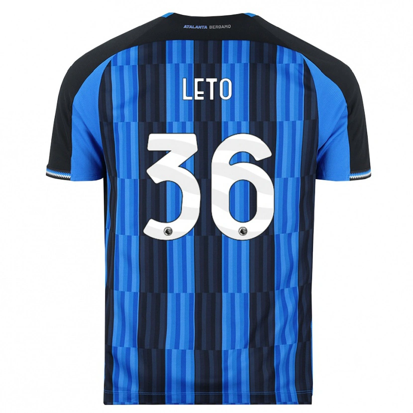 Danxen Criança Camisola Manuel Leto #36 Azul Preto Vermelho Principal 2026/27 Camisa