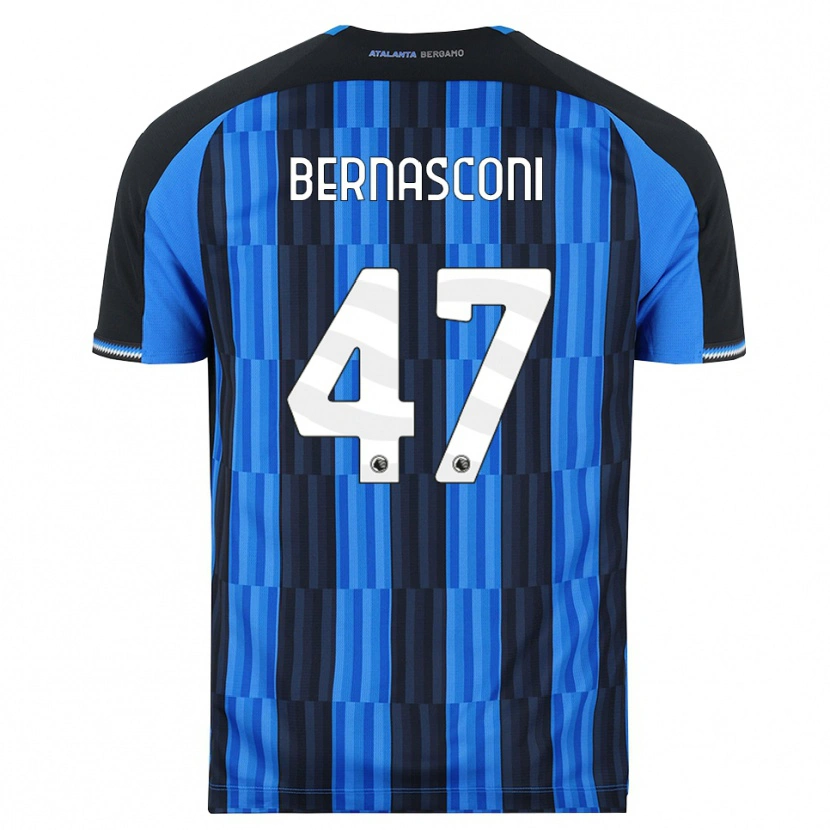 Danxen Criança Camisola Lorenzo Bernasconi #47 Azul Preto Vermelho Principal 2026/27 Camisa