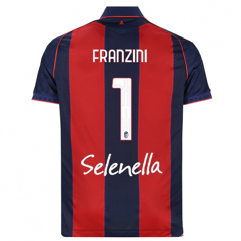 Danxen Criança Camisola Davide Franzini #1 Azul Real Vermelho Branco Principal 2026/27 Camisa