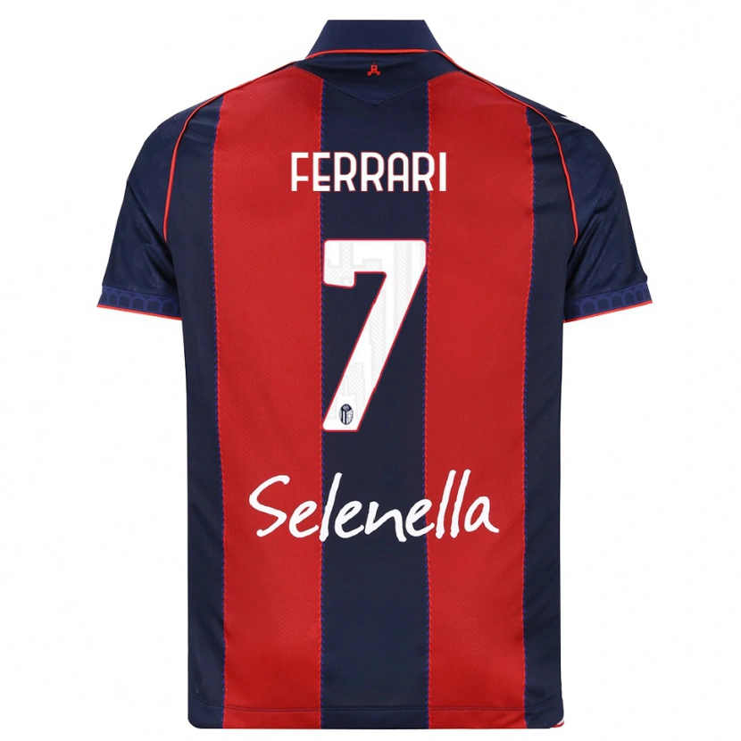 Danxen Criança Camisola Flavio Ferrari #7 Azul Real Vermelho Branco Principal 2026/27 Camisa