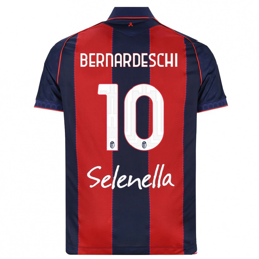 Danxen Criança Camisola Federico Bernardeschi #10 Azul Real Vermelho Branco Principal 2026/27 Camisa