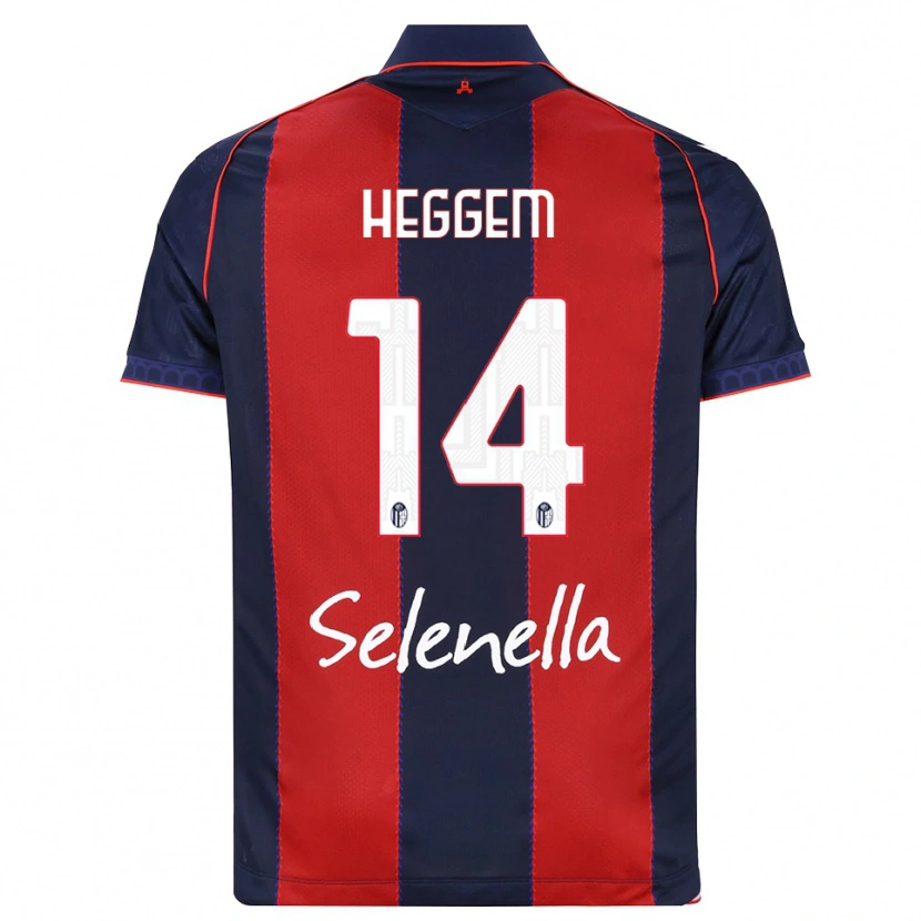 Danxen Criança Camisola Torbjørn Heggem #14 Azul Real Vermelho Branco Principal 2026/27 Camisa