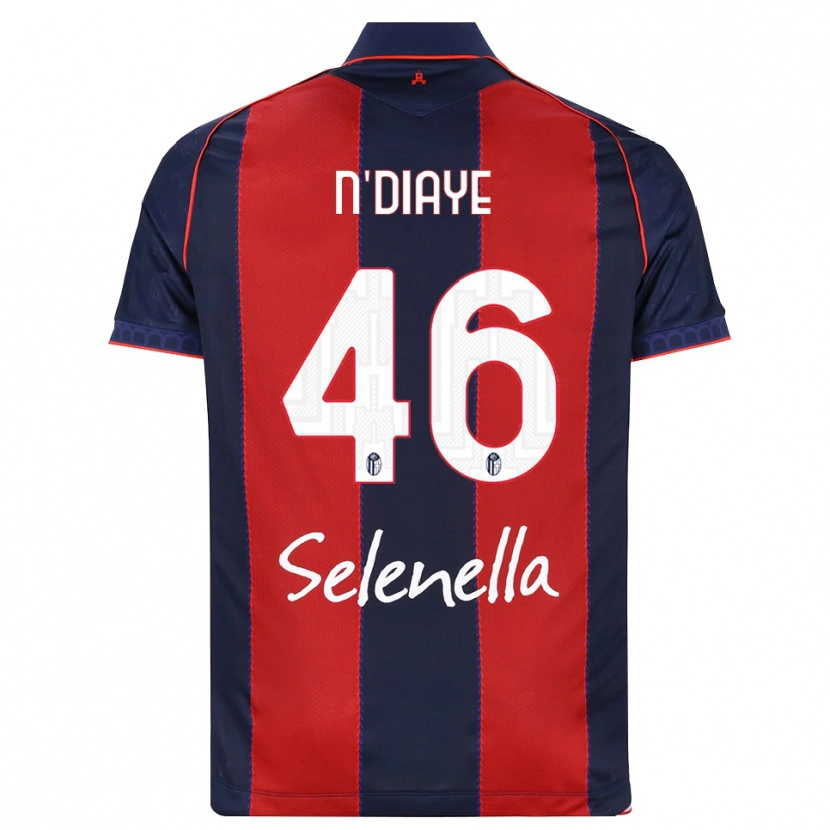 Danxen Criança Camisola Antoine N'diaye #46 Azul Real Vermelho Branco Principal 2026/27 Camisa