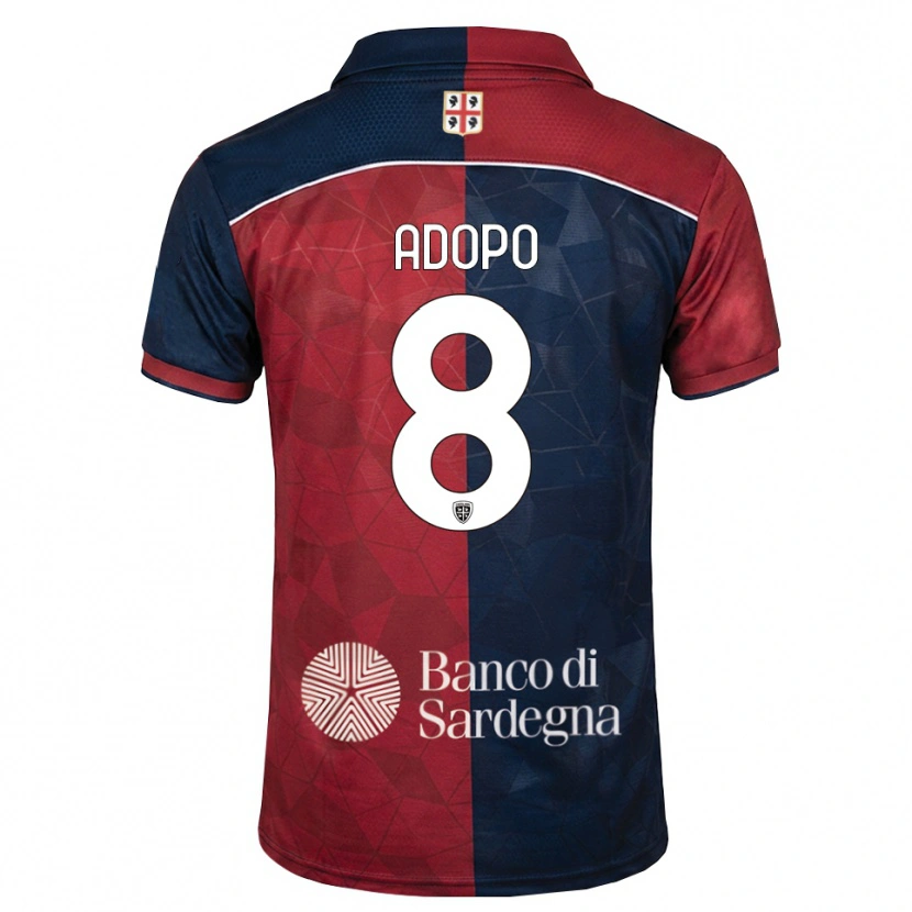 Danxen Criança Camisola Michel Adopo #8 Bordô Azul Real Principal 2026/27 Camisa
