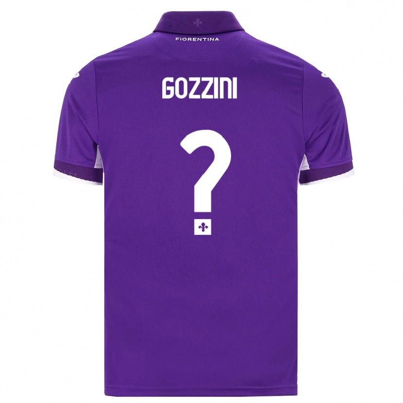 Danxen Criança Camisola Gozzini #0 Roxo Branco Rosa Principal 2026/27 Camisa