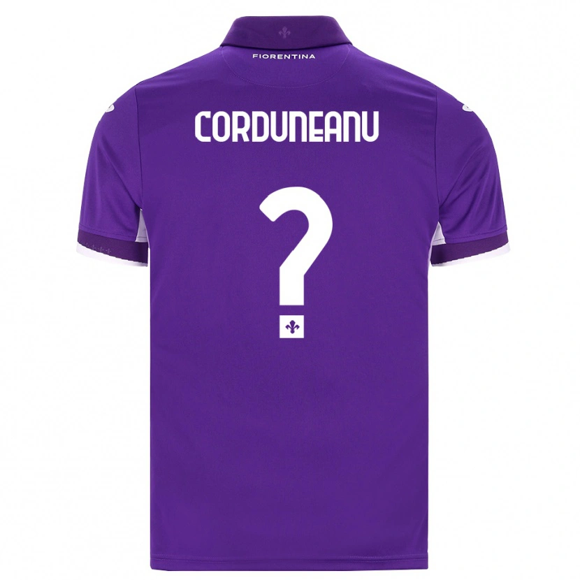 Danxen Criança Camisola Robert-Daniel Corduneanu #0 Roxo Branco Rosa Principal 2026/27 Camisa