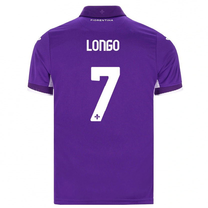 Danxen Criança Camisola Miriam Longo #7 Roxo Branco Rosa Principal 2026/27 Camisa
