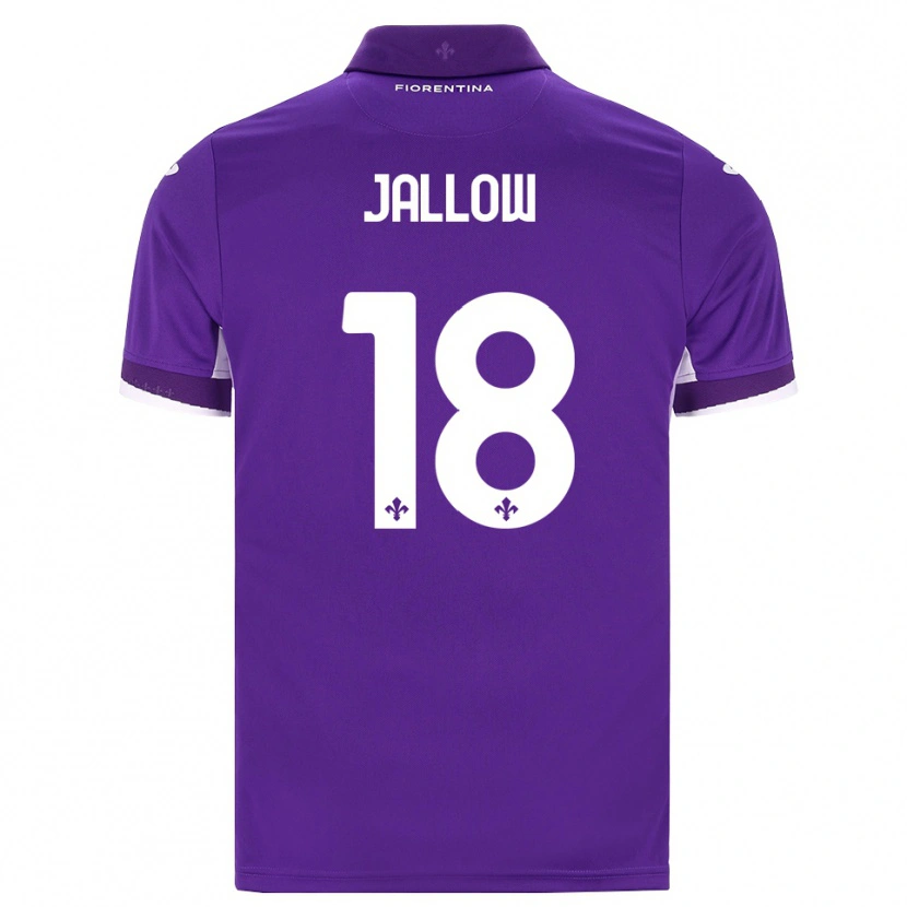 Danxen Criança Camisola Sulayman Jallow #18 Roxo Branco Rosa Principal 2026/27 Camisa