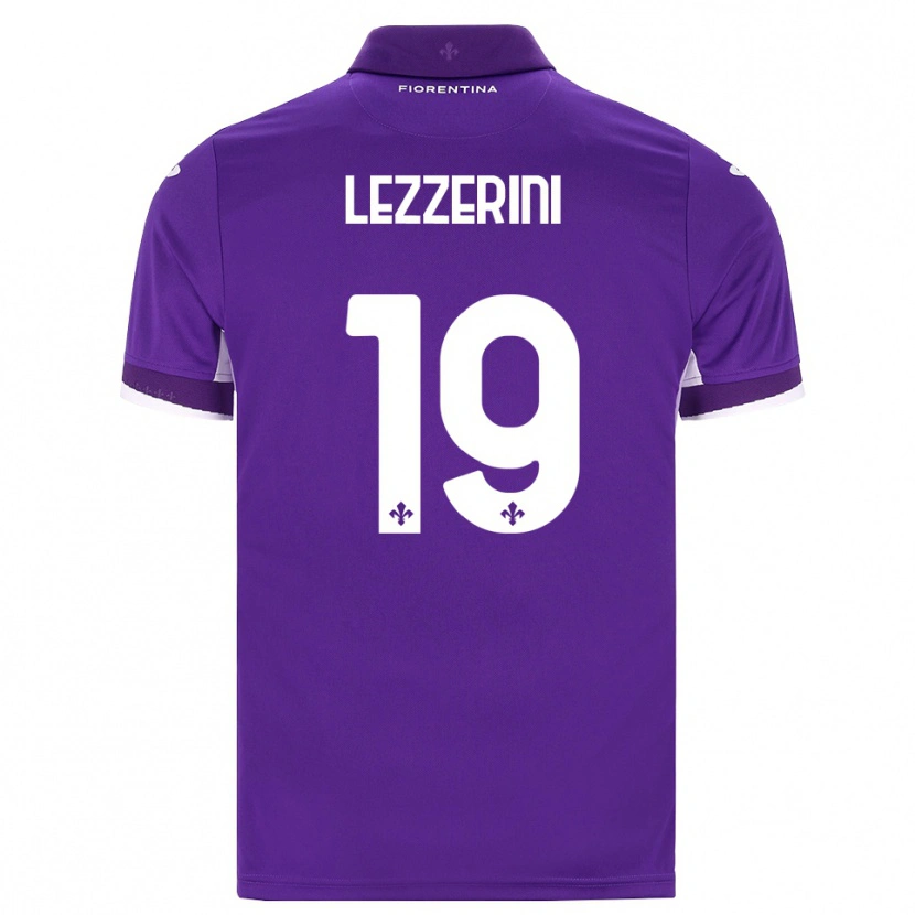 Danxen Criança Camisola Luca Lezzerini #19 Roxo Branco Rosa Principal 2026/27 Camisa