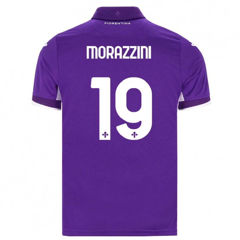 Danxen Criança Camisola Luigi Morazzini #19 Roxo Branco Rosa Principal 2026/27 Camisa