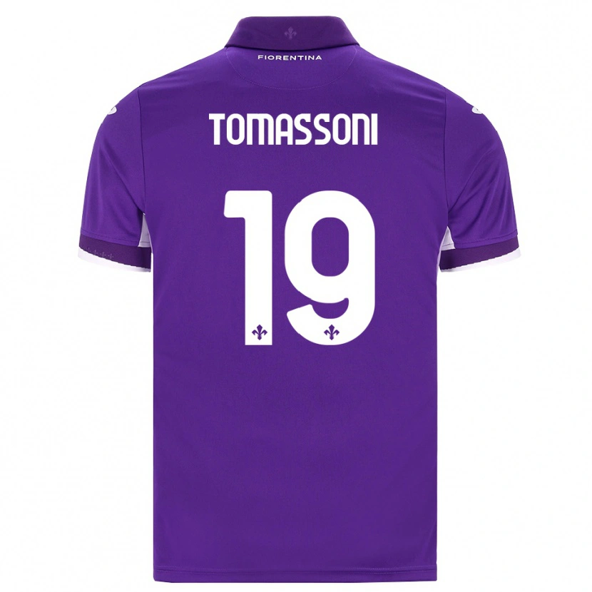Danxen Criança Camisola Emma Tomassoni #19 Roxo Branco Rosa Principal 2026/27 Camisa