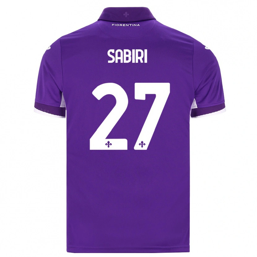 Danxen Criança Camisola Abdelhamid Sabiri #27 Roxo Branco Rosa Principal 2026/27 Camisa