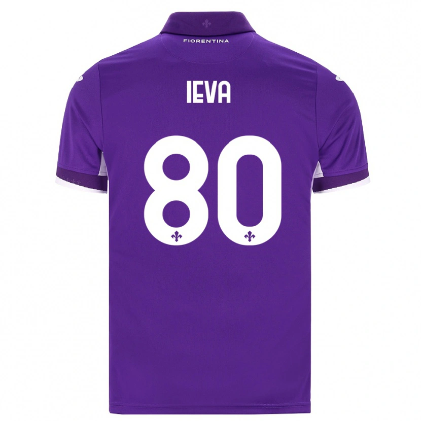 Danxen Criança Camisola Stella Ieva #80 Roxo Branco Rosa Principal 2026/27 Camisa