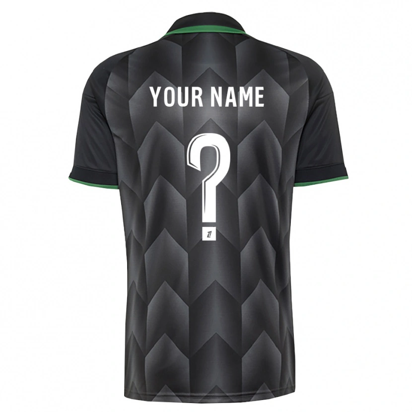 Danxen Criança Camisola Seu Nome #0 Branco Preto Verde Alternativa 2026/27 Camisa