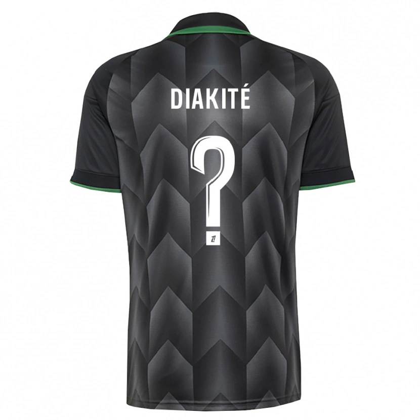 Danxen Criança Camisola Boubacar Diakité #0 Branco Preto Verde Alternativa 2026/27 Camisa