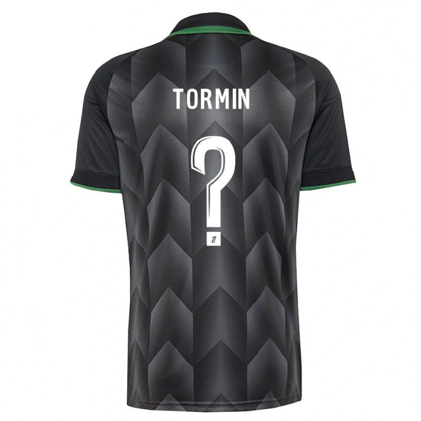 Danxen Criança Camisola Sean Tormin #0 Branco Preto Verde Alternativa 2026/27 Camisa