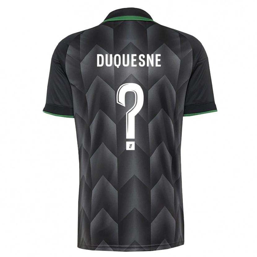 Danxen Criança Camisola Elsa Duquesne #0 Branco Preto Verde Alternativa 2026/27 Camisa