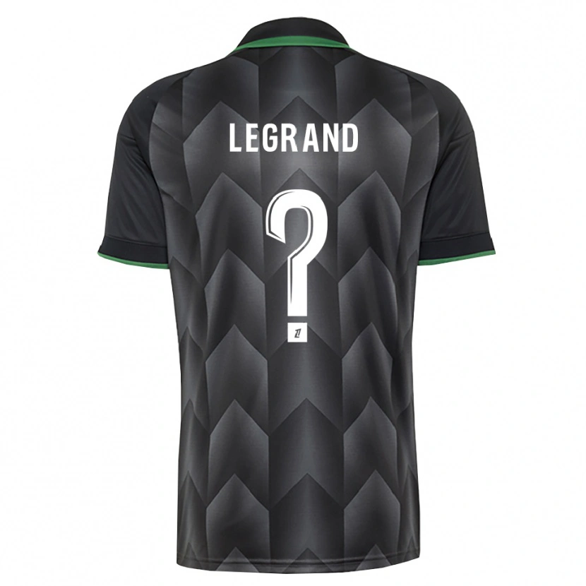 Danxen Criança Camisola Bérénice Legrand #0 Branco Preto Verde Alternativa 2026/27 Camisa